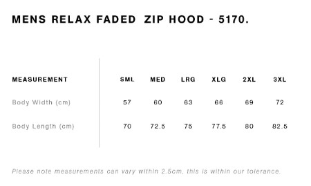 Mens Relax Faded Zip Hood - Image 3