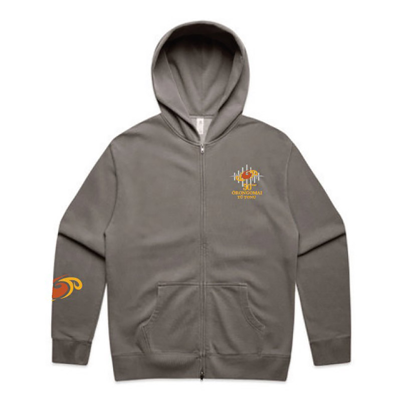 Womens Relax Faded Zip Hood