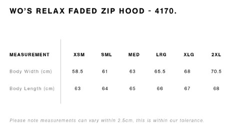 Womens Relax Faded Zip Hood - Image 3